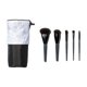 thumbnail image 1 of Rose and Ben Beauty Essential Travel Juego de brochas de 5 piezas | Brocha de mezcla profesional para maquillaje líquido y crema | Libre de crueldad, 1 of 5