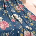 thumbnail image 3 of Pioneer Flower Blanket,Comfortable Soft Flannel Throw Blanket,All Season,Warm Lightweight Blankets for Sofa Bed Couch Living Room Chair,60"x80"(150x200cm), 3 of 4
