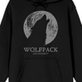 thumbnail image 2 of Syd Barret Wolfpack Long Sleeve Men's Black Hooded Sweatshirt-Large, 2 of 3
