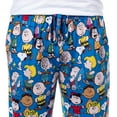 thumbnail image 4 of Peanuts Pajama Pants Men's Charlie Brown Snoopy Woodstock Adult Sleep Bottoms, 4 of 7