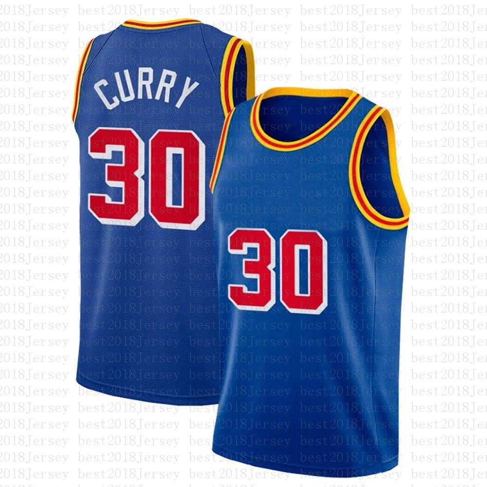 NBA_ ''nba''JerseysMens Youth Kid's Stephen Curry Wiseman Basketball Jersey  Klay Thompson Davidson Wildcats Shirts NCAA College Jerseys 30 33 11 