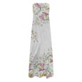 thumbnail image 3 of Gibobby Vestido largo para mujer Vestido maxi floral sin mangas con cuello en V de verano para mujer(Amarillo,G), 3 of 5