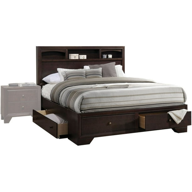 Dalton Queen Espresso Storage Bed Instructions Hanaposy