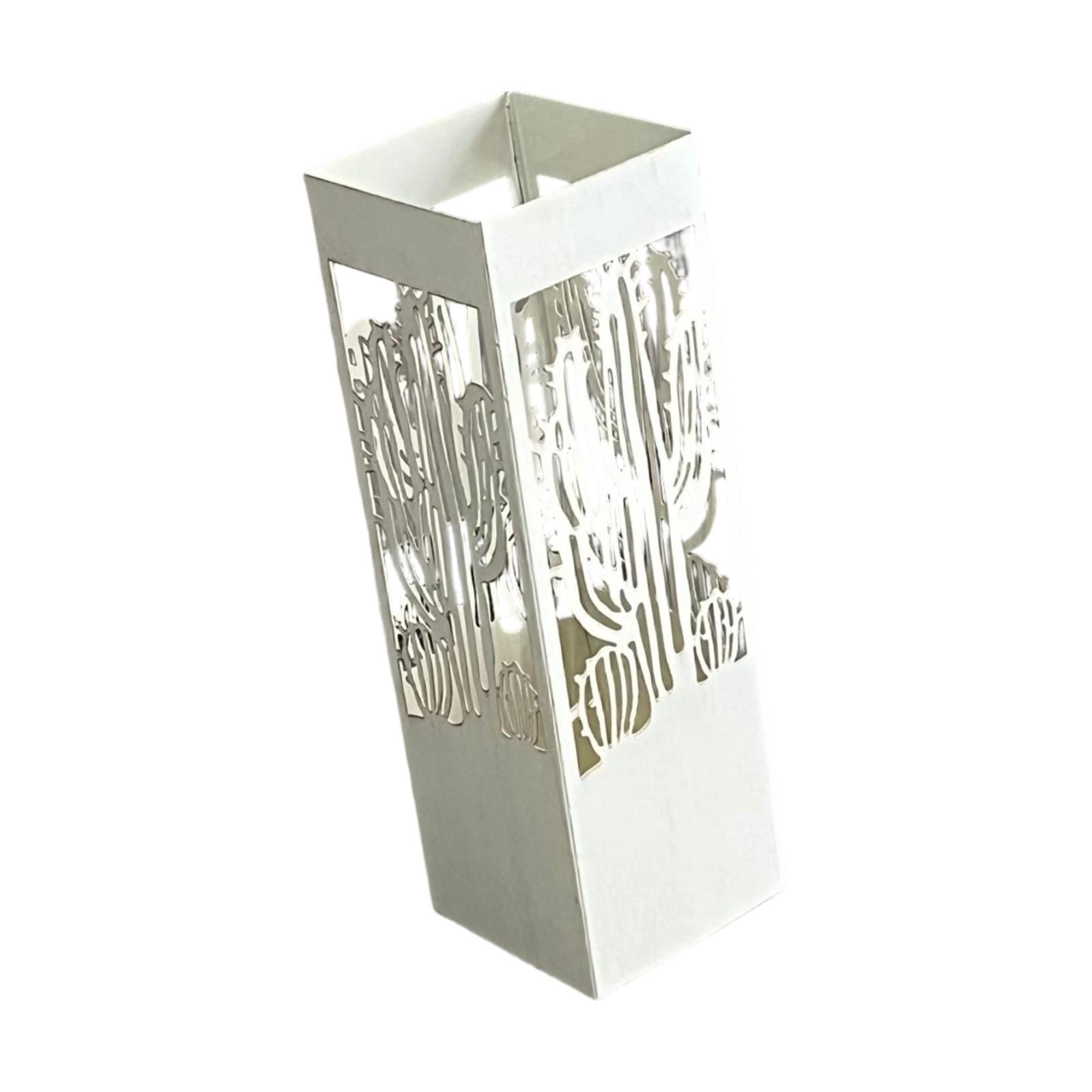 Fiocias Iron Umbrella Stand Modern Rectangular Holder Entryway Organizer Durable Storage