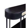 thumbnail image 3 of ACME Table de Canapé Ovale en Bois avec Étagère Inférieure en Noir, 3 of 5