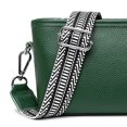 thumbnail image 2 of Bolso Hombro Piel Vaca Primera Capa Bolso Cruzado Casual para El (Verde), 2 of 7