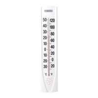 - Big & Bold 15 x 3-Inch White Outdoor Tube Thermometer