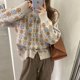 thumbnail image 3 of Primavera otoño mujeres estilo joven pradera Chic flores suéter Floral manga larga cárdigan de punto abrigo Retro suéter, 3 of 8