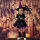 thumbnail image 3 of Conjunto de accesorios de disfraz de bruja para niños y niñas, falda de tutú de malla, sombrero de bruja, escoba para Cosplay, actuación, fiesta de Carnaval, 3 of 4