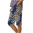 thumbnail image 2 of Uaswgudfs Women's Floral Printed Bermuda Shorts - Loose Fit Side Slit with Pockets Casual Summer Shorts, 2 of 5