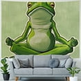 thumbnail image 4 of Orinice Frog Lotus Position Tapestry Wall Hanging Unique Style for Home Decor Living Room Bedroom Apartment Farmhouse Dorm 50x40inch, 4 of 6