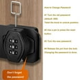 thumbnail image 3 of stanreset Easy-to Smart Cabinet Lock Say Goodbye To Keys Forever 000 Possible Passwords silver Style 2, 3 of 6