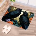 thumbnail image 5 of Crow Non-Slip Polyester Office Mat Chair Rug - Machine Washable Office Rug, 5 of 6