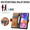 thumbnail image 4 of Case for Samsung Galaxy A23 Cover Leather Wallet Folio Case Book Design Flip Magnetic Closure - Yellow, 4 of 5