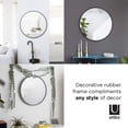 thumbnail image 4 of Mirror Umbra Hub - Marco redondo de goma (45 cm), color negro, 4 of 9