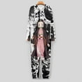 thumbnail image 6 of Demon Slayer Nezuko Unisex Onesie Pajamas Zipper Jumpsuit Hooded One Piece Sleepwear for Family Mens Womens, 6 of 8