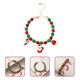 thumbnail image 5 of Pulseras navideñas, pulseras de cuentas, colgante, dije, cuerda de mano, joyería de muñeca ajustable, 5 of 7