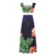 thumbnail image 5 of Conjunto de falda y top de manga corta informal con estampado floral de verano para mujer a la moda Wmkox8yi  bvn3336, 5 of 5