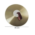thumbnail image 3 of Crash Cymbals Paire d'Instruments de Musique pour Fête Professionnelle Percussion Instrument de Musique Spectacle Traditionnel 12 Pouces, 3 of 9