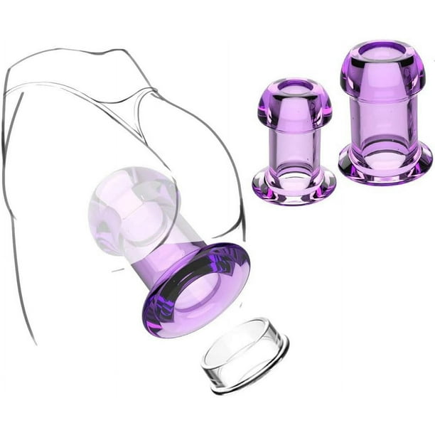 para que sirve un anal plug Hollow Tunnel Butt Plug with Matched Stopper Anal Plug Thread Butt Plug Sex  Toys, 4Pcs Butt Plugs Training Set for Beginners Advanced Users Adult Sex  Toy