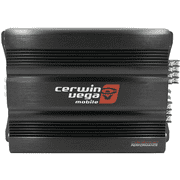 Cerwin Vega CVP1600.4 1600W Max 4-Channel Class D Car Amplifier, 800W RMS, Variable Crossovers, Bass Boost, RCA Pass-Through