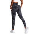 thumbnail image 2 of Celsior Compression Leggings with Pockets Push Up Yoga Pants No Curling Lift Pants Sculpting Yoga Fitness Pants Smile Contour Activewear Tights Lightweight Slim Fit Pants Breathable Grey S, 2 of 5
