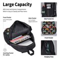 thumbnail image 4 of Balery Retro Video Game Mochila escolar 3 en 1 para niños: mochila resistente con lonchera térmica y estuche para lápices. Mochila escolar para niños y niñas., 4 of 7
