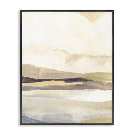 Stupell Industries Rustic Lodge Rural Nature Horizon Landscape Black Framed Giclee Art, 24 x 30, by Annie Warren