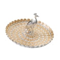 thumbnail image 2 of Flynix Fruit Plate European Design Decorative Multifunctional for Party Dinner Desk Silver oranges, 2 of 9