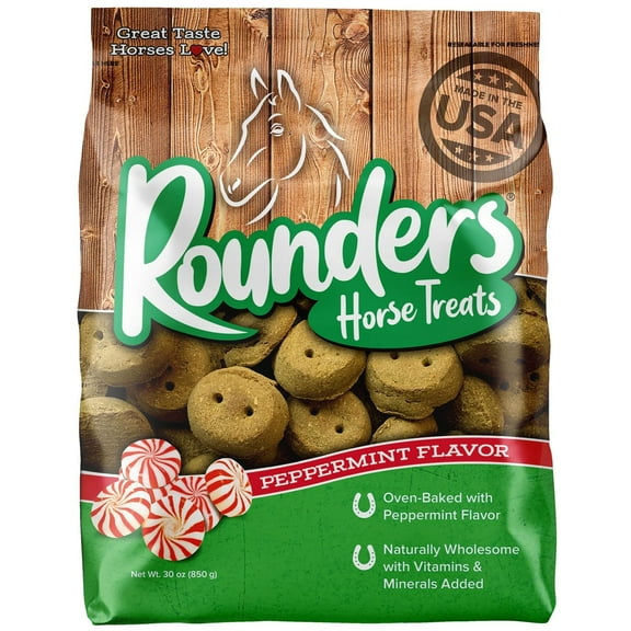 Peppermint Rounders Horse Treat 30 oz.