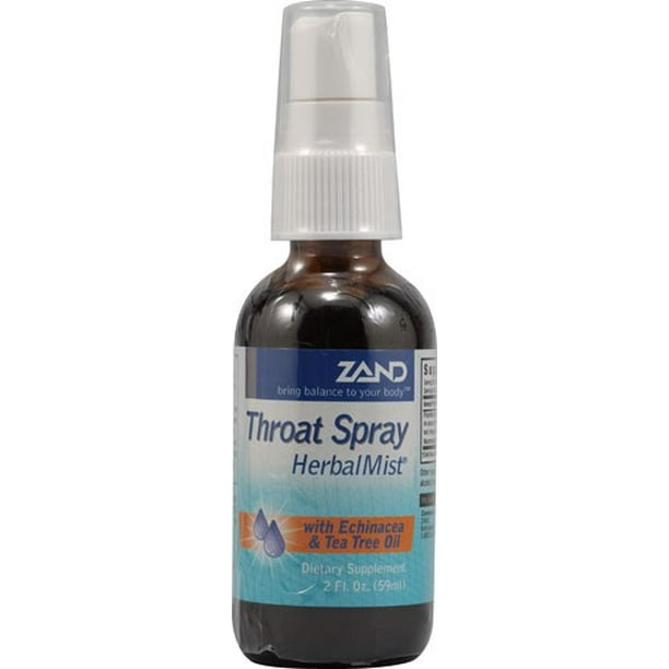 Zand Throat Spray HerbalMist with Echinacea & Tea Tree Oil Spray, 2 Fl