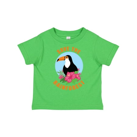 

Inktastic Save the Rainforest Toucan Illustration Gift Toddler Boy or Toddler Girl T-Shirt