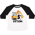 thumbnail image 3 of Inktastic Construction Truck It's My 5th Birthday Boys or Girls Toddler T-Shirt, 3 of 5