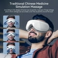 thumbnail image 3 of Eye Massager For Migraines, Electric Massagers with soft Music, efficient Relief of Fatigue, Long Hours of computer Workers-White, 3 of 8