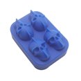thumbnail image 4 of 3D Bandeja de Silicona Diamante Cubitos para cCubitos de Hielo Molde de silicona flexible para cubitos de hielo 3D, hace cuatro cráneos gigantes, fabricante de cubitos de hielo redondo 2 piezas XianweiShao 9024715149855, 4 of 5