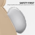 thumbnail image 6 of FLORICH Waterproof Leather Seat Cover Full Set, Universal Auto Seat Protectors for Sedans & Compact SUVs, Airbag Compatible, Beige, 6 of 9