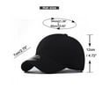 thumbnail image 3 of Prolriy Baseball Cap Hats for Men Women Adult Casual Fashion Printed Adjustable Outdoor Sunshade Breathable Hat Trucker Hat Navy, 3 of 4