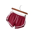 thumbnail image 4 of Lenpel Women's Booty Running Shorts 3 Pc Soft Comfy Elastic Waist Drawstring Yoga Lounge Shorts Athletic Workout Shorts, 4 of 7