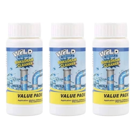3PC Wild-Tornado Powerful Sink&Drain Cleaner High Efficiency - Clog Remover Fragarn