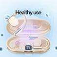 thumbnail image 4 of Clearance! Bluetooth Headphones Earbuds, InsCrazy Wireless Bluetooth Earphones Open End Non In Ear HD Call Digital Display Earphones, 4 of 8