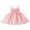 Pink, variant on Bagilaanoe Toddler Baby Girl Summer Dress Butterfly Sleeveless A-line Princess Dresses 9M 12M 18M 24M 3T 4T Kid Patchwork Tulle Skirt