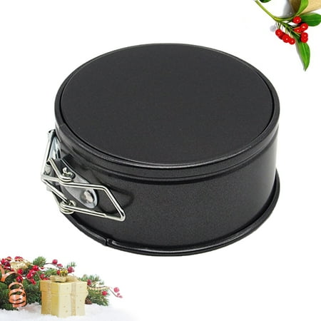 

Dytern DIY Carbon Steel Baking Tray Latch Cake Baking Pan DIY Cake Baking Tray Household DIY Bakeware (4 Inches Circular)