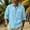 Blue, variant on Men's Long Sleeve Lapel Shirt Casual Solid Holiday Cardigan Shirts Tops Denim Shirt Jacket Dressy Shirts Men T Shirt V Neck Long Sleeve T Shirts for Men Pack Corduroy Button down Tee Shirts for Men