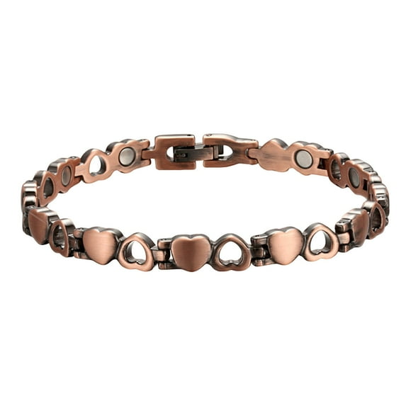 Bracelets Copper Anklet for Women Jewelry Heart Design with Crafted for Everyday Wear and Ready