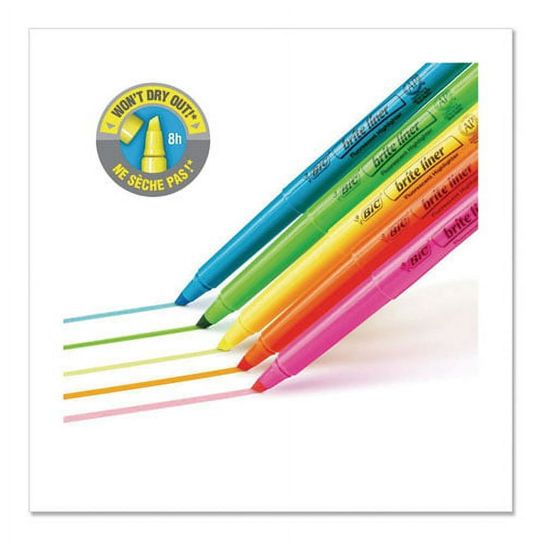 Brite Liner Highlighter Value Pack, Yellow Ink, Chisel Tip, Yellow/Black Barrel, 24/Pack Brite Liner Highlighter Value Pack, Yellow Ink, Chisel Tip, Yellow/Black Barrel, 24/Pack