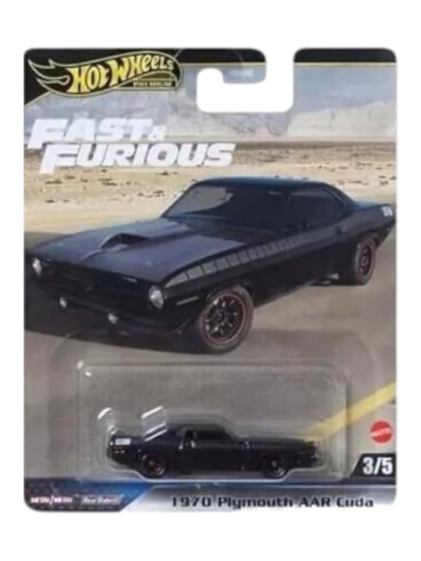 Hot Wheels Fast & Furious Die-Cast Cars Collection Set of 5 HNW46-956E