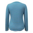 thumbnail image 2 of Playera George Talla G Manga Larga Estampado Rayas Azules, 2 of 4