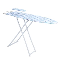 42" Extendable Foldable Ironing Board - Heat-Resistant Cover with Overhanging Design