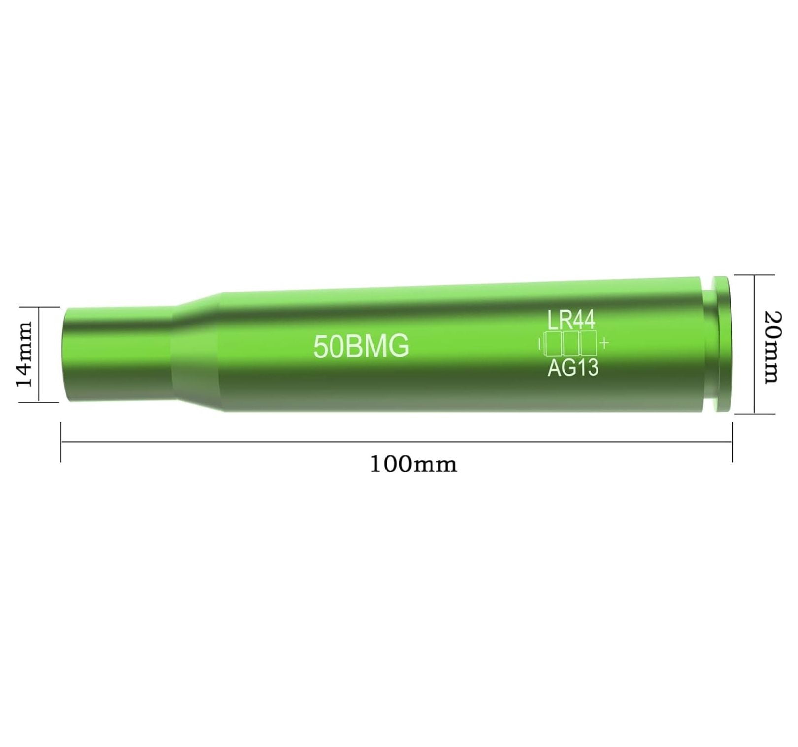 .50 BMG Green Laser Boresight