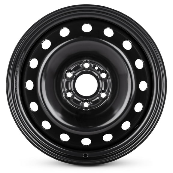 For 2003-2024 Chevrolet Silverado 1500 20 Inch Painted Black Steel Rim - OE Direct Replacement - Road Ready Car Wheel